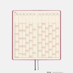 Hobonichi 2026 Weeks Mega: Colors - Peony Purple