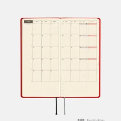 Hobonichi 2027 Weeks Mega: Colors - Poppy Red