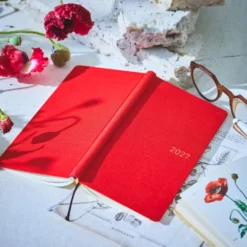 Hobonichi 2027 Weeks Mega: Colors - Poppy Red