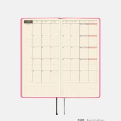 Hobonichi 2027 Weeks Mega: Colors - Pink Sapphire