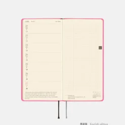 Hobonichi 2027 Weeks Mega: Colors - Pink Sapphire