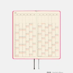 Hobonichi 2027 Weeks Mega: Colors - Pink Sapphire