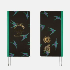 Hobonichi 2027 Weeks: Natal Design - Lucky Swallow