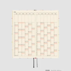 Hobonichi 2026 Weeks: 100%ORANGE - Squirrel’s Moving Day