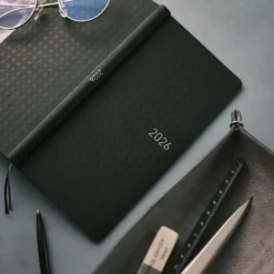 Hobonichi 2026 Weeks: Paper Series - Black Gingham
