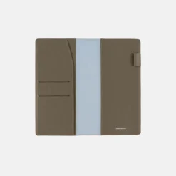Hobonichi 2026 Weeks Planner Cover: Leather - Taut (Gray & Light Blue)
