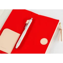 Hobonichi Weeks Planner Cover: Tragen - Red