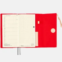 Hobonichi Weeks Planner Cover: Tragen - Red