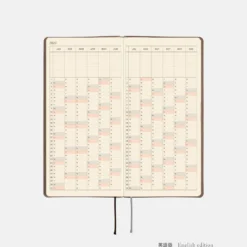 Hobonichi 2027 Weeks: Smooth - Café au Lait