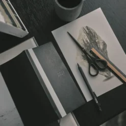 Hobonichi 2026 Weeks: White Line - Black