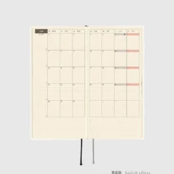 Hobonichi 2027 Weeks: White Line - Ivory