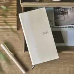 Hobonichi 2026 Weeks: White Line - Ivory