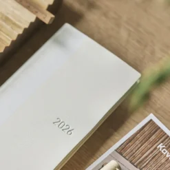 Hobonichi 2026 Weeks: White Line - Ivory