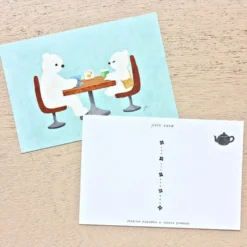 Hyogensha Cozyca Mariko Fukuda Postcard – Tea Time