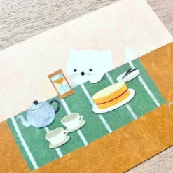 Hyogensha Cozyca Mariko Fukuda Postcard – Tea Time