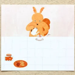 Hyogensha Cozyca Mariko Fukuda Memo Pad – Tea Time