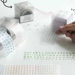 Iconic Doodle Alphabet Kiss-Cut Sticker Roll