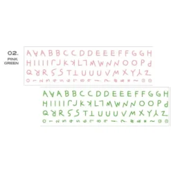 Iconic Doodle Alphabet Kiss-Cut Sticker Roll