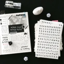 Iconic Doodle Alphabet Sticker Pack (6 Sheets)