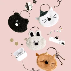 Iconic Doodle Compact Keyring Pouch