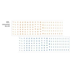 Iconic Doodle Hangeul Kiss-Cut Sticker Roll