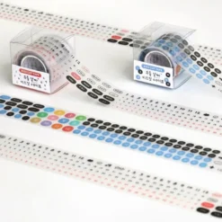 Iconic Doodle Kiss Cut Date Sticker Tape Roll