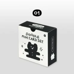 Iconic Doodle Mini Card Set – 24 Mini Cards with Box