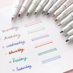 Iconic Double Line Deco Pen [3 in 1 set]