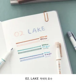 Iconic Double Line Deco Pen [3 in 1 set]