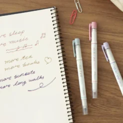 Iconic Double Line Deco Pen [3 in 1 set]