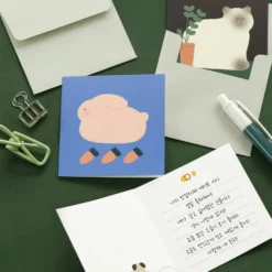 Iconic Happy Mini Card Set — 24 Assorted Blank Cards with Envelopes