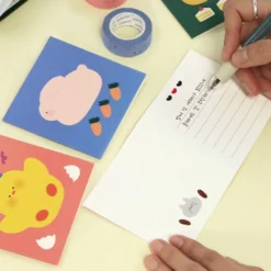 Iconic Happy Mini Card Set — 24 Assorted Blank Cards with Envelopes