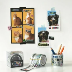 Iconic Magazine Collage Kiss-Cut Sticker Roll