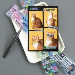 Iconic Magazine Collage Kiss-Cut Sticker Roll