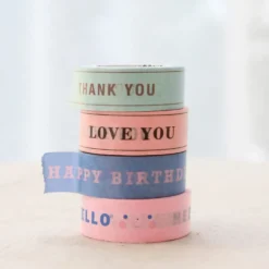 Iconic Masking Tape Message