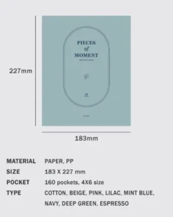 Iconic Moment Pocket Photo Album 4x6