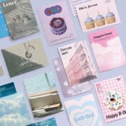 Iconic Moodscape Message Card Set — 24 Cards with Envelopes