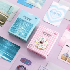 Iconic Moodscape Message Card Set — 24 Cards with Envelopes