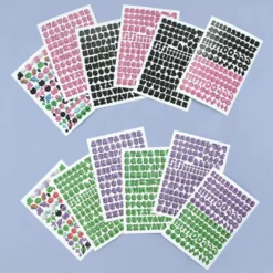Iconic Puffer Alphabet Sticker Pack