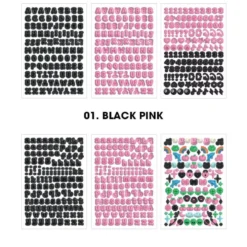 Iconic Puffer Alphabet Sticker Pack