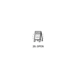 Iconic Cafe Self-Inking Diary Stamp