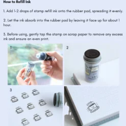 Iconic Cafe Self-Inking Diary Stamp