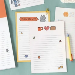 Iconic Doodle B5 Letter Paper Pad – 9 Designs, 63 Sheets
