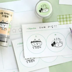 Iconic Doodle Self-Inking Diary Stamp