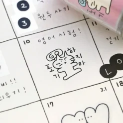 Iconic Doodle Self-Inking Diary Stamp