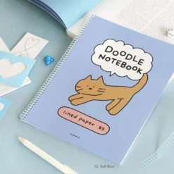 Iconic Doodle Spiral Notebook B5 Lined