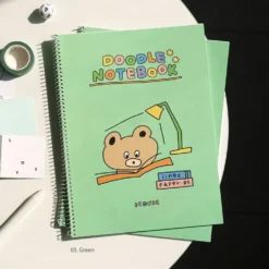 Iconic Doodle Spiral Notebook B5 Lined