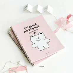 Iconic Doodle Spiral Notebook B5 Grid