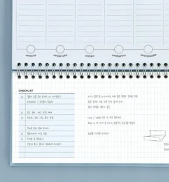 Iconic Flow Weekly Planner – Undated, 12-Month