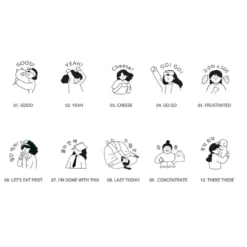 Iconic Haru Self-Inking Diary Stamp